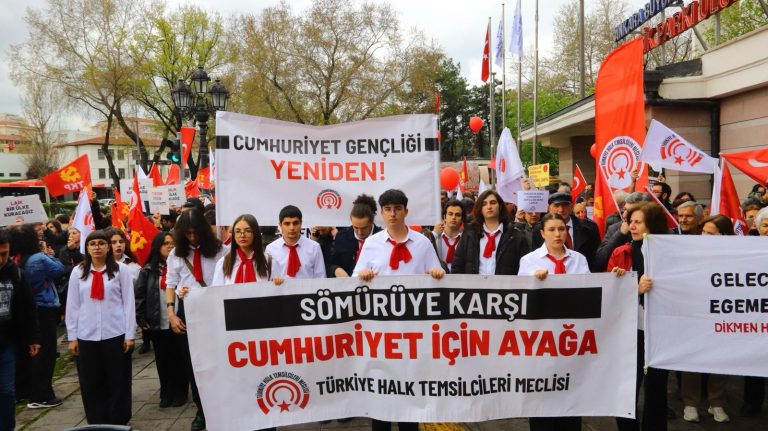 THTM 23 Nisan’da Birinci Meclis Önünde: ‘Yeniden Cumhuriyet için tarikatlara ve holdinglere karşı mücadele!’
