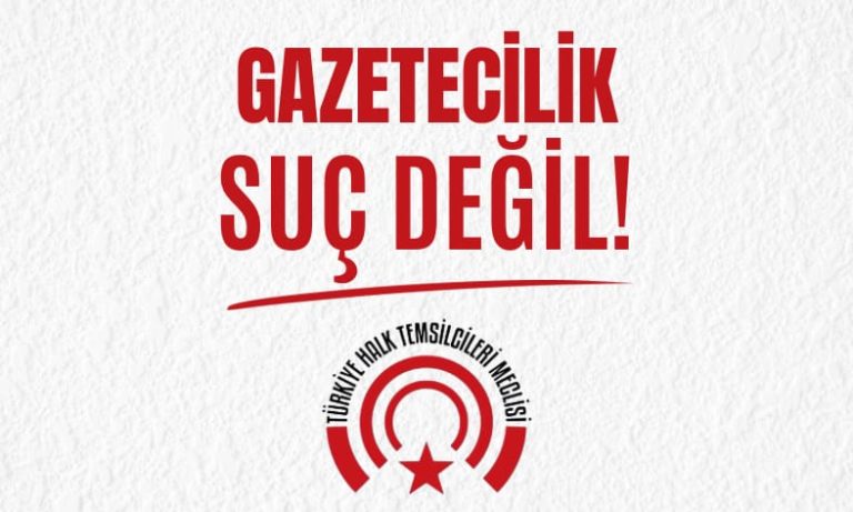 Gazetecilik suç değil!